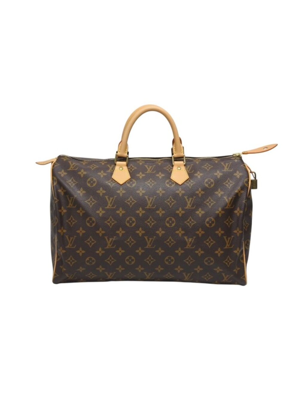 Louis Vuitton Speedy 40 Handbag Monogram Coating Brown